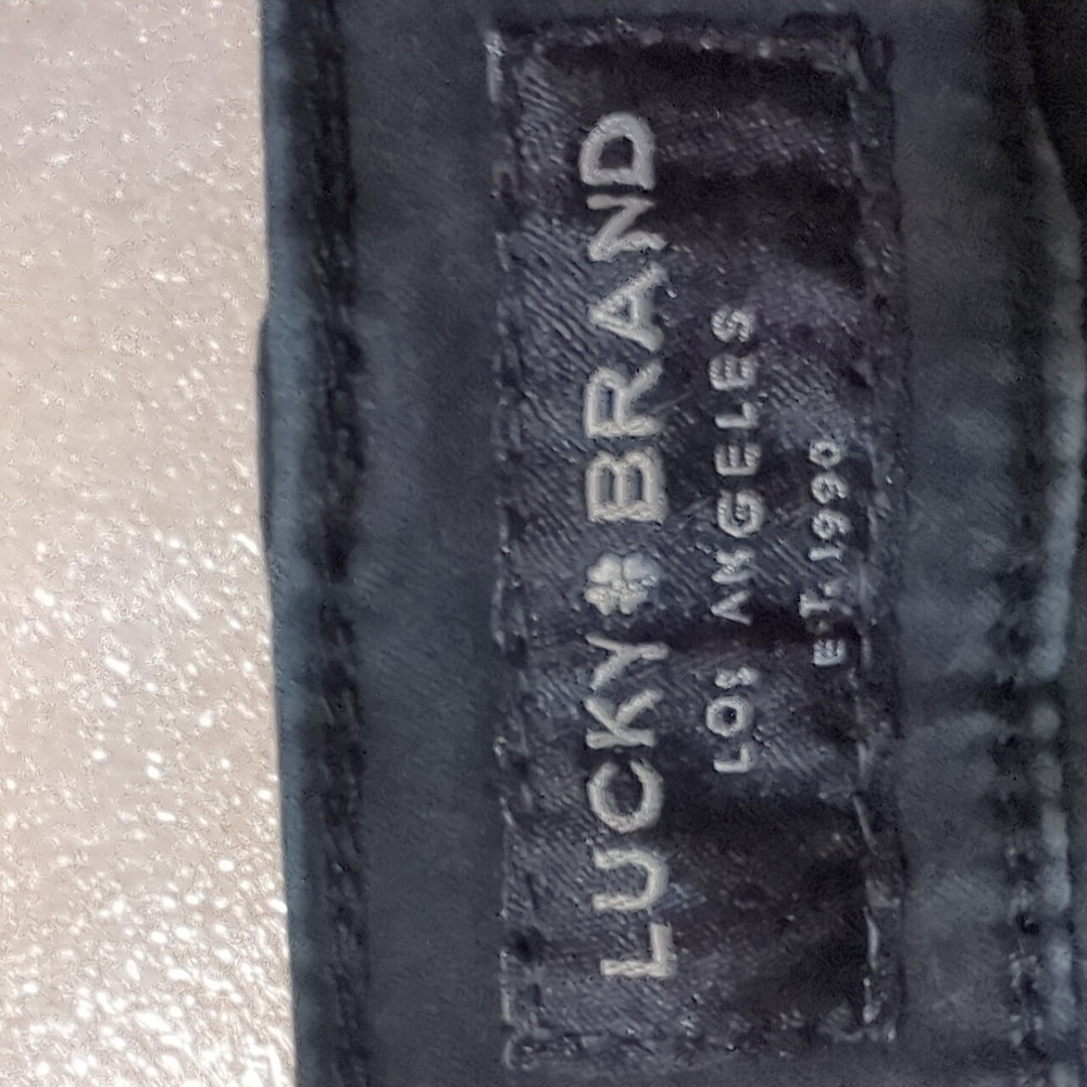 Lucky Brand Mens Black Denim Jeans Size 34/32 - Picture 10 of 14